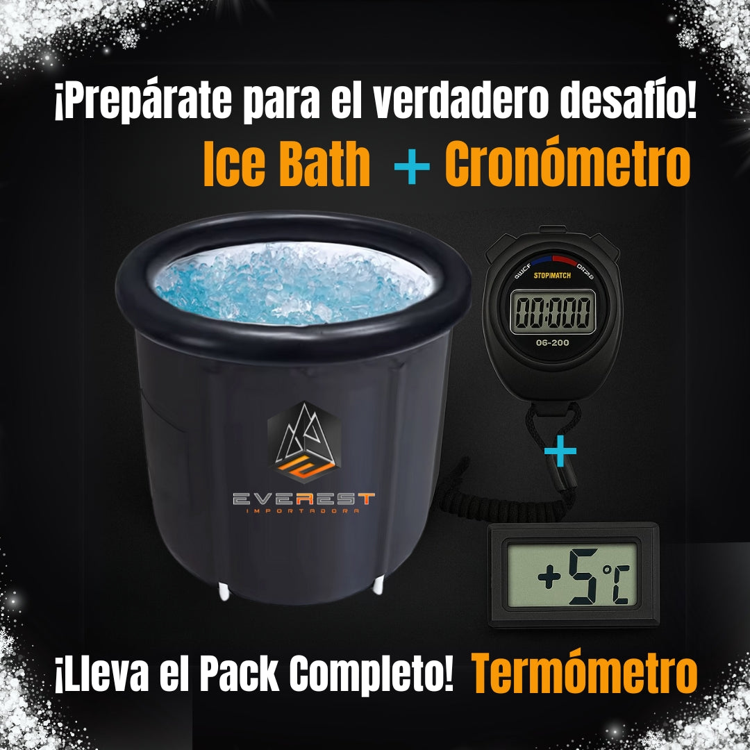 Pack Icebath+Cronómetro+Termómetro